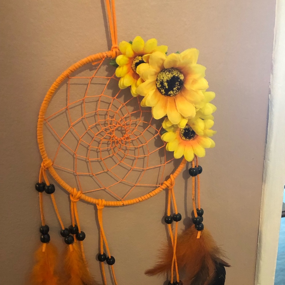 Sunflower dream catcher